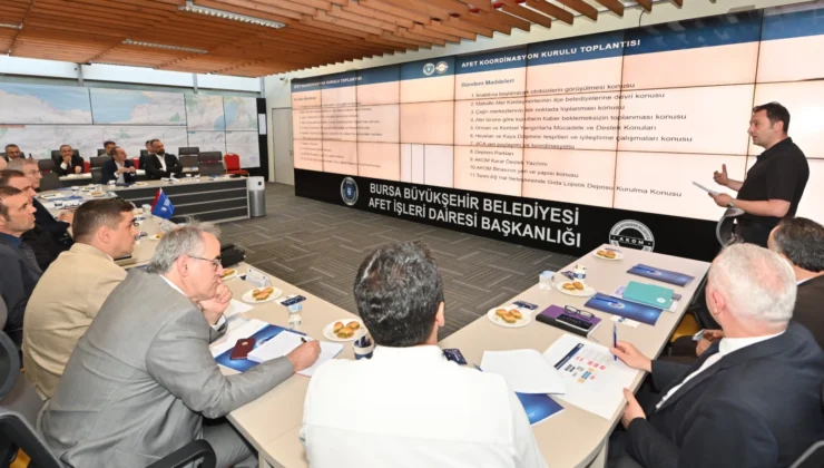 Bursa’nın Afet Planı Akom’da Masaya Yatırıldı
