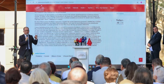 Şehrin Hafızası 'Gaziantep Ansiklopedisi'Nde Toplandı