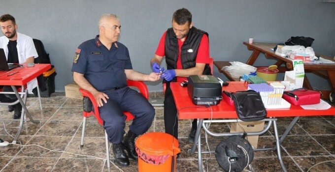 Jandarmadan 187. kuruluş yıldönümünde kan bağışı kampanyası