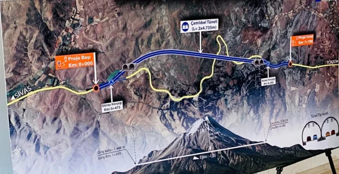 Karadeniz-Akdeniz Hattında Önemli Adım… Çamlıbel Tüneli'Nde Inşa Süreci Başladı