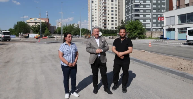 Kayseri Melikgazi'Den Yıldırım Beyazıt'A Yeni Yol