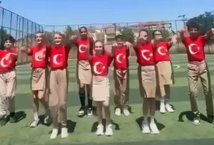 Keşan’da Öğrencilerden Millilere Dev Destek