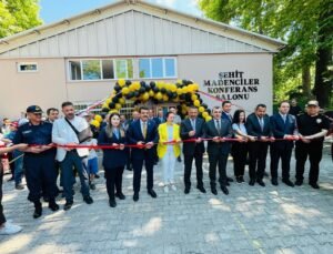 Kilimli’de Şehit Madenciler Konferans Salonu törenle açıldı