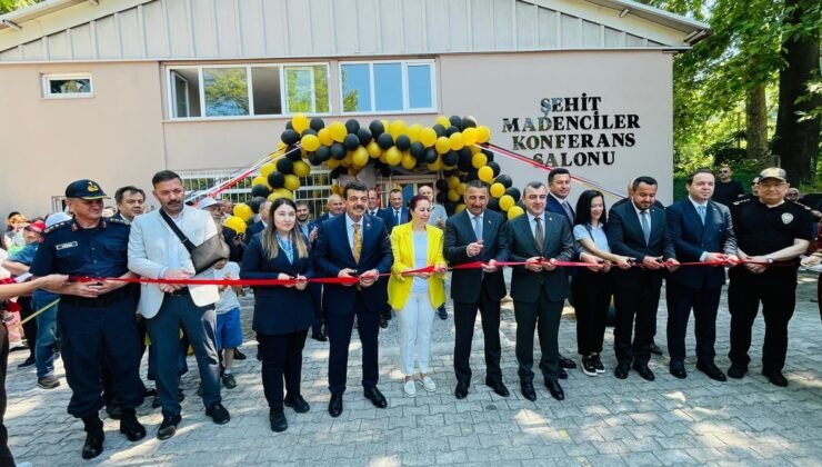 Kilimli’de Şehit Madenciler Konferans Salonu törenle açıldı
