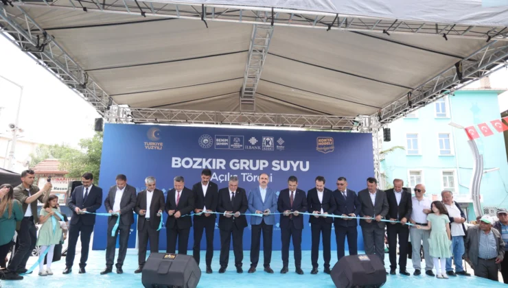 Konya’da Grup Suyu Projesi Hizmete Girdi