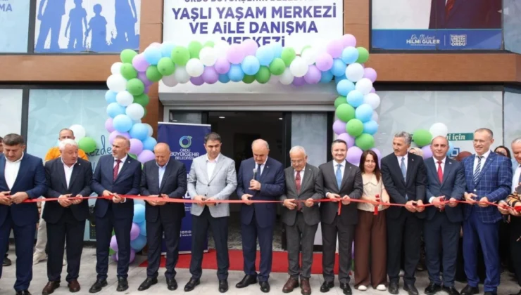 Ordu’da Yaşlı Yaşam Merkezi Ve Aile Danışma Merkezi Açıldı