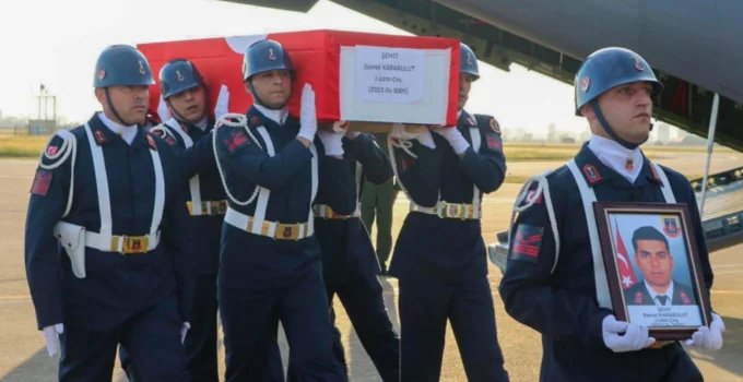Şehit Jandarma Uzman Çavuş Adana’da Son Yolculuğuna Uğurlandı