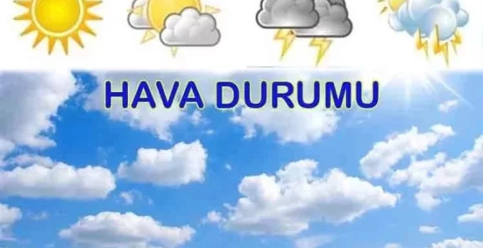 Türkiye’de Yağış Yok, Marmara Ve Kuzey Ege’de Rüzgar Uyarısı