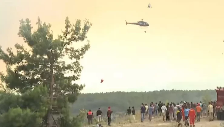 2 Yangının Enerjisi Düşürüldü, 4 Noktada Müdahale Sürüyor