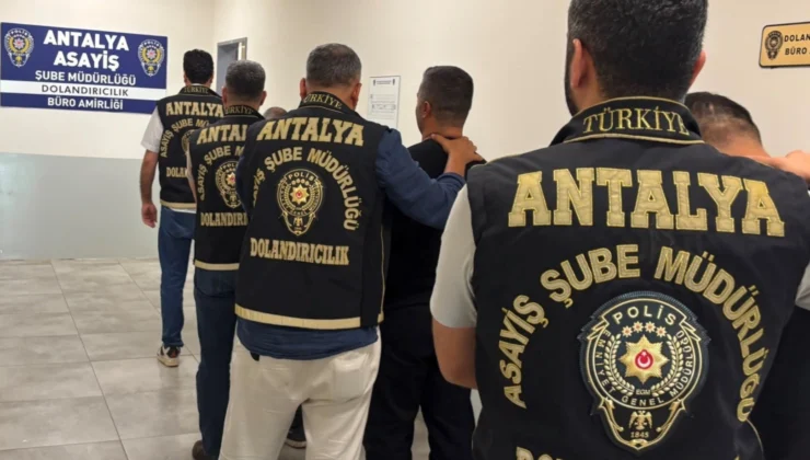 Antalya'Da Bir Haftada 242 Kişi Tutuklandı