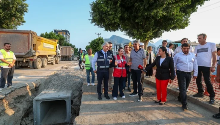 Antalya Konyaaltı'Ndaki Altyapı Yatırımlarına Sıkı Denetim