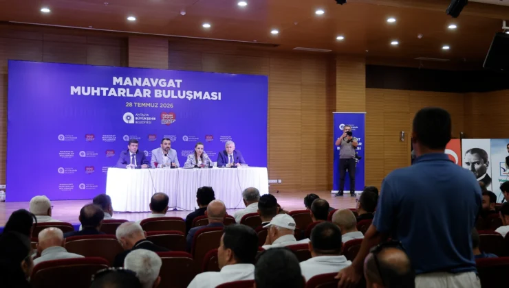 Antalya’nın Ilk Yüzey Suyu Manavgat’a Geliyor