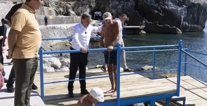 Başkan Tahsin Erdem Liman Arkası Çalışmalarını Inceledi