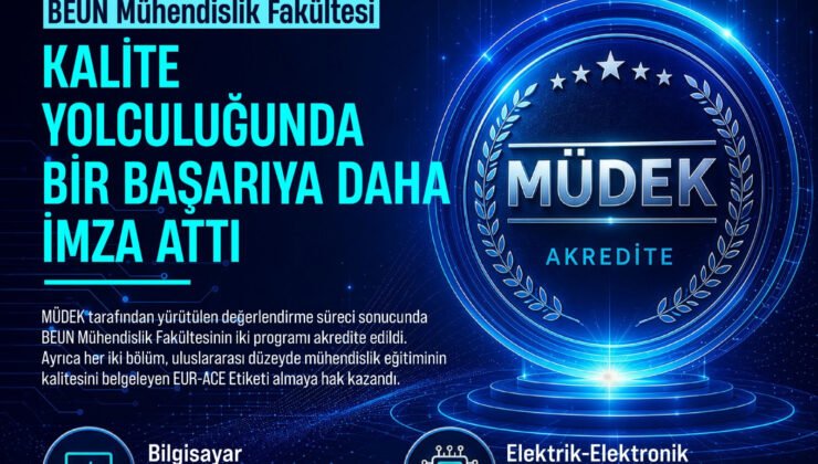 BEUN Mühendislik Fakültesi Kalite Yolculuğunda Bir Başarıya Daha İmza Attı