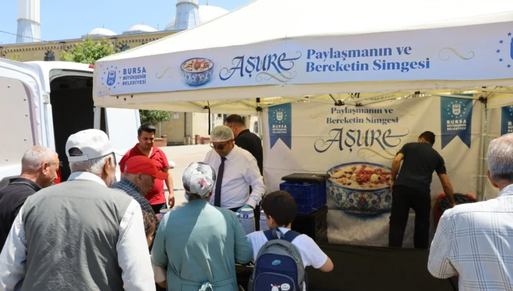 Bursa Büyükşehir'In Aşure Geleneği Şirinevler'De Yaşatıldı