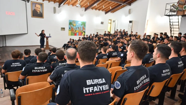 Bursa İtfaiye Personeline Afet Ve Hayvan Kurtarma Eğitimi