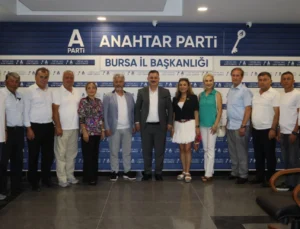 Bursa Muhtarlar Derneği'Nden Anahtar Parti Bursa'Ya Ziyaret