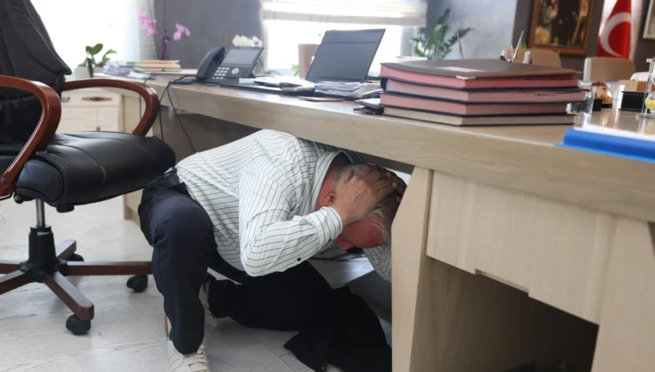 Bursa Nilüfer’de Deprem Ve Yangın Tatbikatı