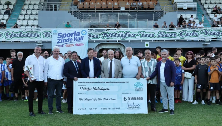 Bursa Nilüfer'Den Amatör Spor Kulüplerine 3 Milyon Liralık Destek