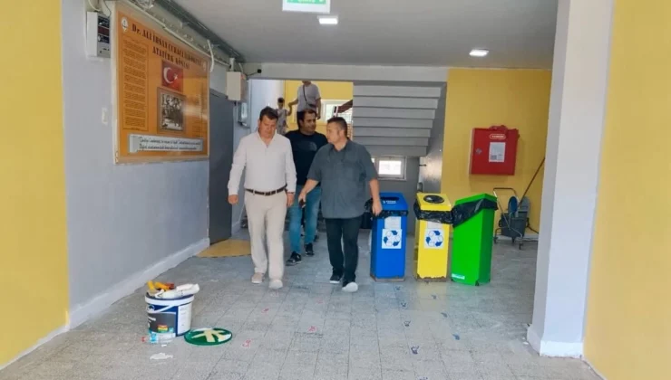 Edirne Keşan'Daki Okullarda Yaz Dönemi Bakım Ve Onarım Çalışmaları Sürüyor