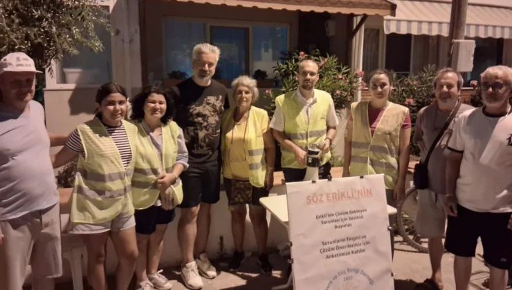 Erçed'Den Bölge Için Anket Çalışması