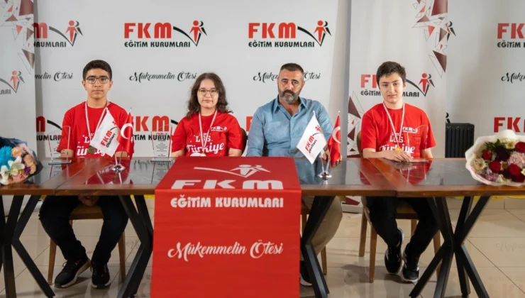 Fkm Eğitim Kurumları, 3 Türkiye Birincisi Çıkardı
