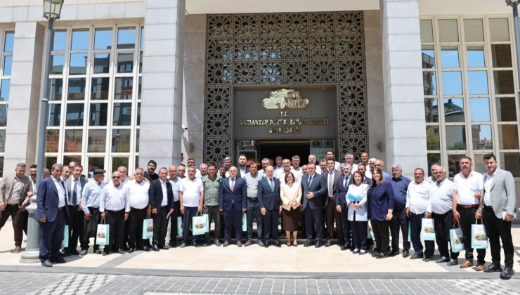 Gaziantep Şehitkamil'De Başkan Şahin Muhtarlarla Buluştu