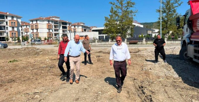 Gökçebey’de imar yolu çalışmaları sürüyor