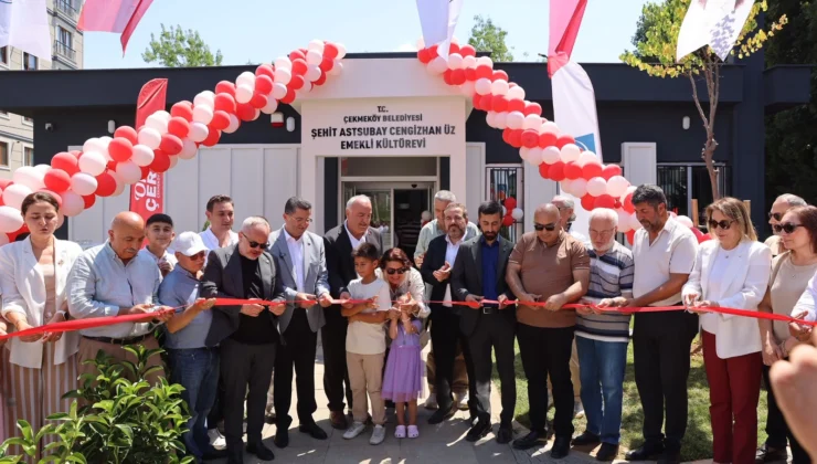İstanbul Çekmeköy'De 2. Emekli Kültür Evi Hizmet Veriyor