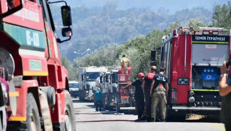 İzmir İtfaiyesi Alevlere Karşı Nöbette