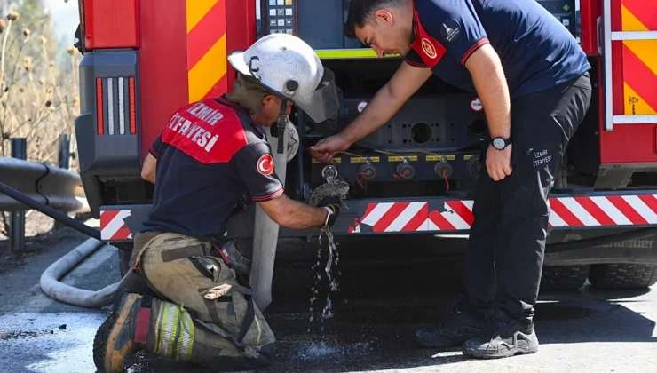 İzmir İtfaiyesi Bukalemunu Hayata Döndürdü