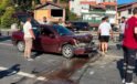 Kamyona arkadan çarpan otomobilde 2 kişi yaralandı