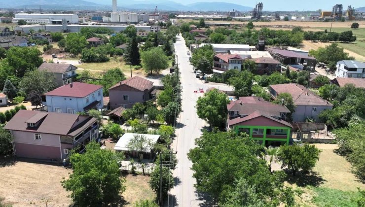 Kartepe Uzunbey’de Reform Caddesi Yenileniyor