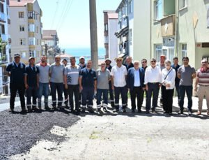 Kdz. Ereğli’de sıcak asfalt çalışmaları kesintisiz sürüyor