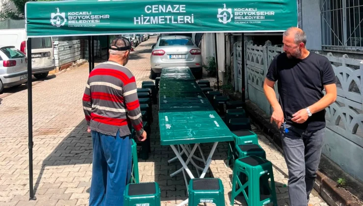 Kocaeli Büyükşehir’den Acıyı Paylaşan Yükü Hafifleten Hizmet