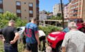 Kozlu’da kontrolden çıkan otomobil dikenlik alana savruldu