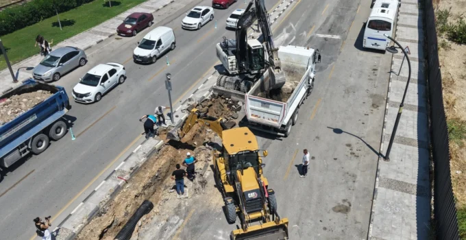 Manisa Cider Yolu’nda Su Baskınlarına Kalıcı Çözüm