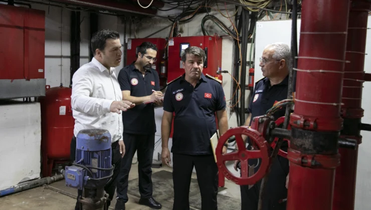 Mersin İtfayesi Yangın Güvenliği Denetimlerini Sürdürüyor