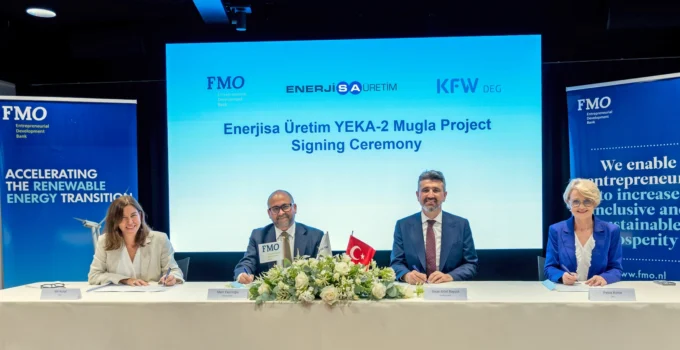 Muğla’daki Rüzgâr Projelerine 180 Milyon Dolarlık Finansman Anlaşması
