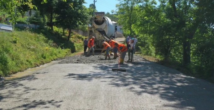 Ordu'Da Yarım Asırlık Yol Sorunu Çözülüyor