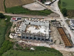 Sakarya'Da Bin 500 Kişi Kapasiteli Yeni Spor Salonu Hızla Yükseliyor