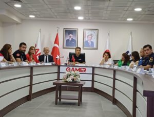 Sel felaketlerine karşı masa başı tatbikatı yaptılar