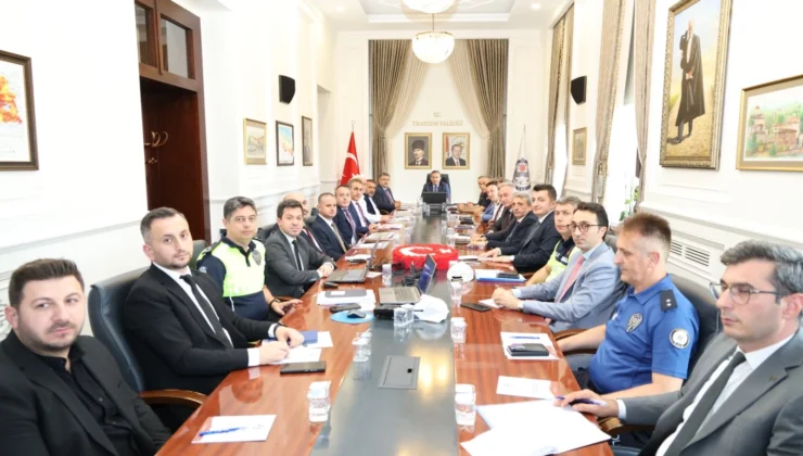 Trabzon’da Ulaşım Güvenliği Masaya Yatırıldı
