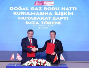 Türkiye Ile Kktc Arasında Doğal Gaz Boru Hattı Için Tarihi Adım