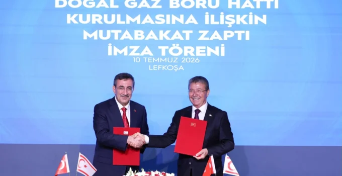 Türkiye Ile Kktc Arasında Doğal Gaz Boru Hattı Için Tarihi Adım