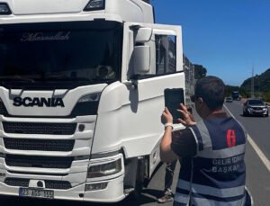 Zonguldak’ta ticari taşıtlara yönelik denetimlerde 87 araca ceza kesildi