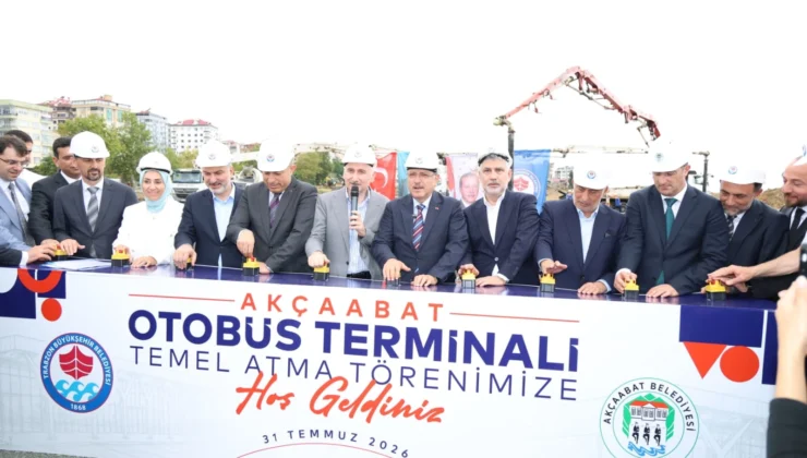Akçaabat Otogarı'Nın Temeli Atıldı
