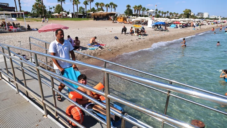Antalya’da Engelsiz Plajlara Yoğun Ilgi