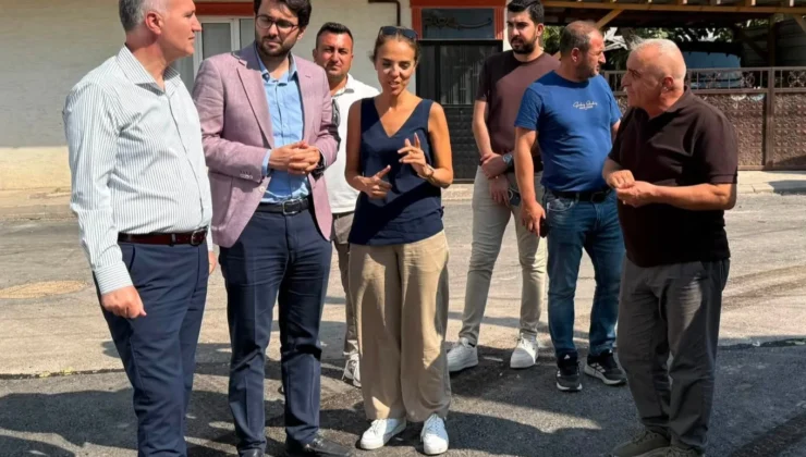 Bursa İnegöl'De Başkan Taban Çalışmaları Yerinde Inceledi