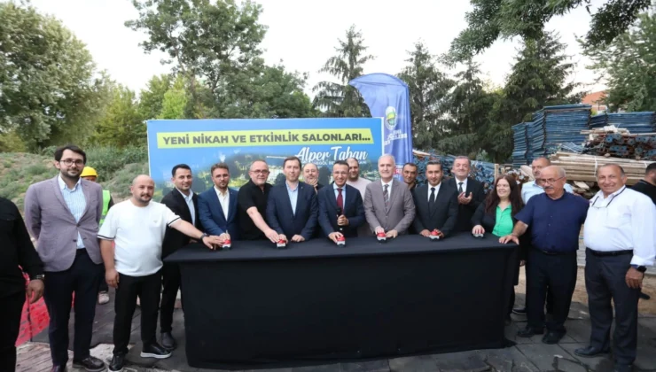 Bursa İnegöl'De Botanik Nikah Ve Etkinlik Salonlarının Temeli Atıldı